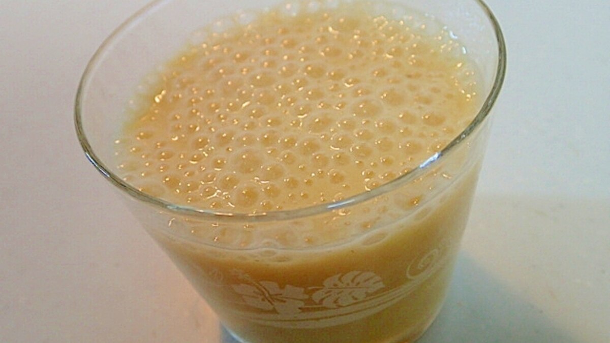 美的 バナナとみかんゼリーのヤクルトミルクジュース レシピ 作り方 By ぷ みぃまま 楽天レシピ